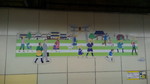 千日前線今里駅　壁画