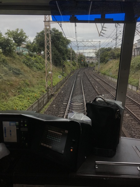 緊急地震速報で緊急停車①