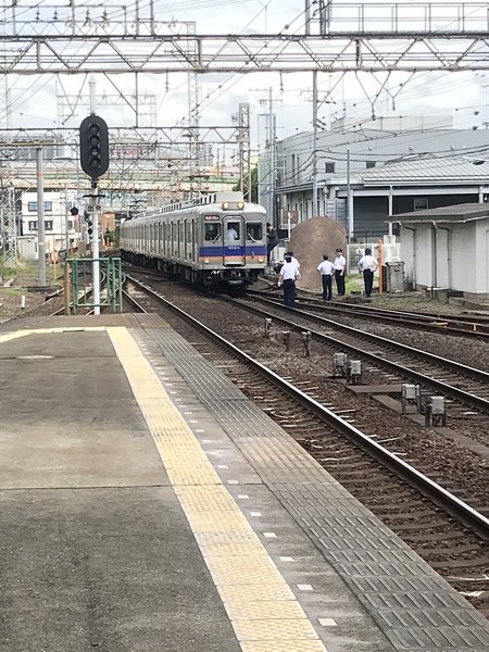 緊急地震速報で緊急停車⑥