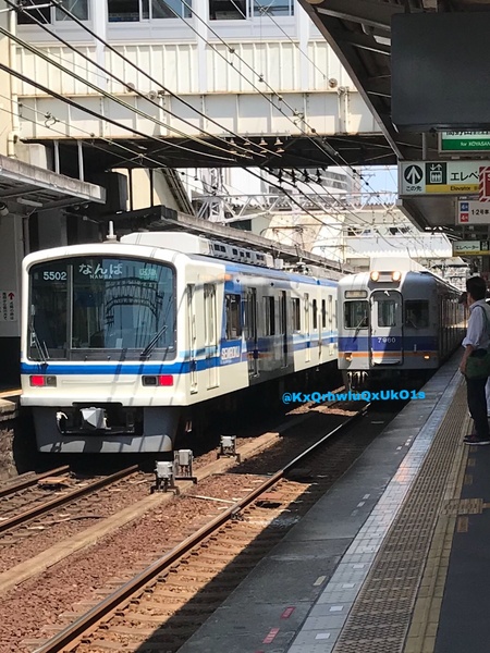 南海電鉄7100系7159F/2018年8月2日千代田入場回送①